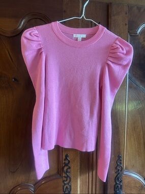 GB girls Pink Puff Sleeve Knit Top